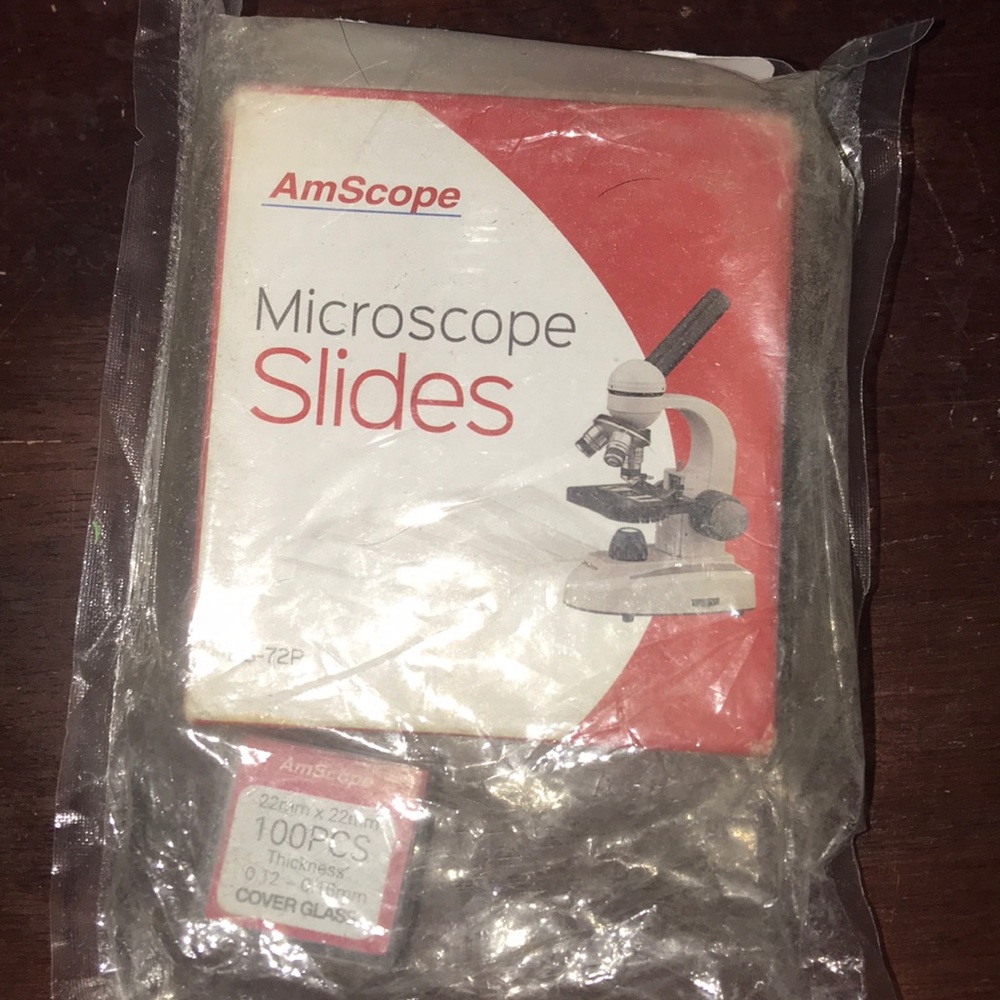 100 piece microscope slides